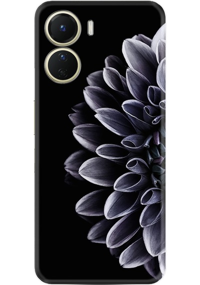 Vivo Y16 Kilif Silikon Desen Çiçekler 1639 566401462
