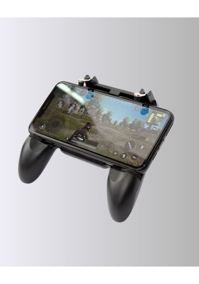 Joystick Ve Parmak Tetikleyicili Mobil Oyun Gamepad Tutucu 50855167