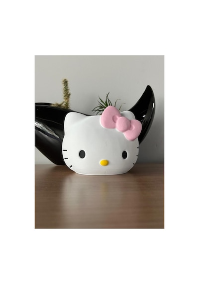 Hello Kitty Kalemlik Kutusu El Boyaması Masaüstü Organizer Diğer