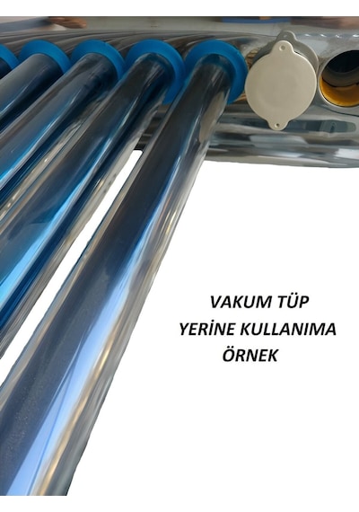 Güneş Enerjisi Vakumlu Cam Tüp Sistem Için Tapa Rezistans Veya Kırık Cam Yerine Plastik 3 Adet