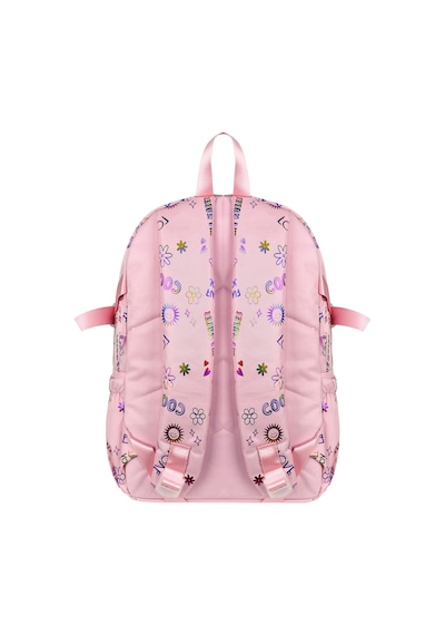 Waddell Kawaii Kore Tarzi Twil Kumas Desenli Sirt Cantasi Beslenme Cantasi Ve Kalemlikli Uclu Se Pembe