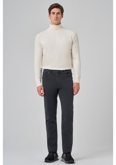 Morven Erkek Füme Denim 5 Cep Dynamic Fit Jean Kot Pantolon 26ms003008050 Füme