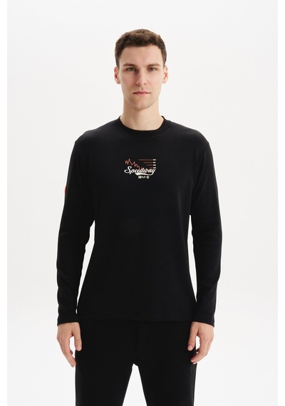 AR-MA Arma Erkek Slim Fit Çift Taraflı İnce İnterlok Pamuk Modal Elastan Karışımlı Bisiklet Yaka Sweatshirt K30124989502 Siyah AR-MA Arma Erkek Slim Fit Çift Taraflı İnce İnterlok Pamuk Modal Elastan Karışımlı Bisiklet Yaka Sweatshirt K30124989502 Siyah