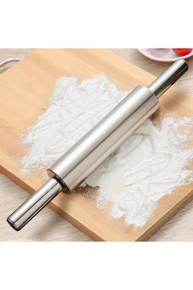 Çelik Merdane 40 Cm Hamur Açma Rulo
