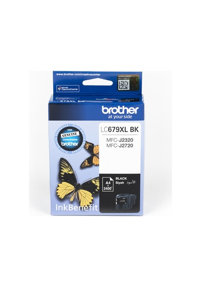 Brother Lc679Xlbk Siyah Mürekkep Kartuş 2400 Sayfa