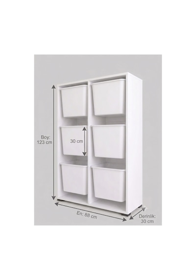 6 Adet Ultra Büyük Çekmeceli 123 Cm Beyaz Çocuk Odası Oyuncak Dolabı Ve Çok Amaçlı Saklama Ünitesi - Depolayıcı Düzenleyici Organizer 6 Adet Ultra Büyük Çekmeceli 123 Cm Beyaz Çocuk Odası Oyuncak Dolabı Ve Çok Amaçlı Saklama Ünitesi - Depolayıcı Düzenleyici Organizer