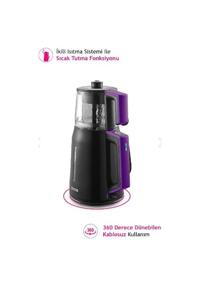 Altus AL 789 CM Çay Makinesi Siyah