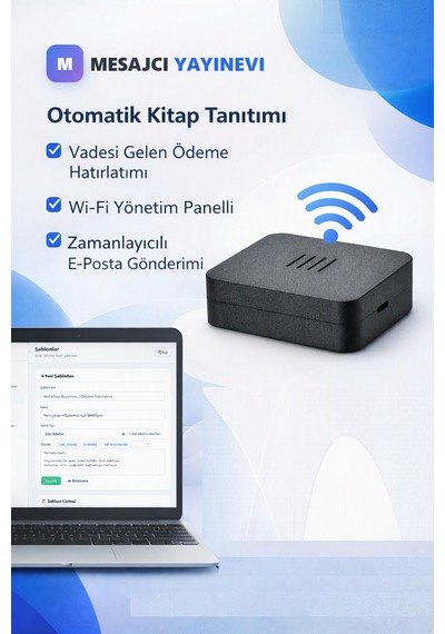 Mesajcı Yayınevi Kablosuz Kitap Tanıtım Ve Müşteri Hatırlatma Sistemi