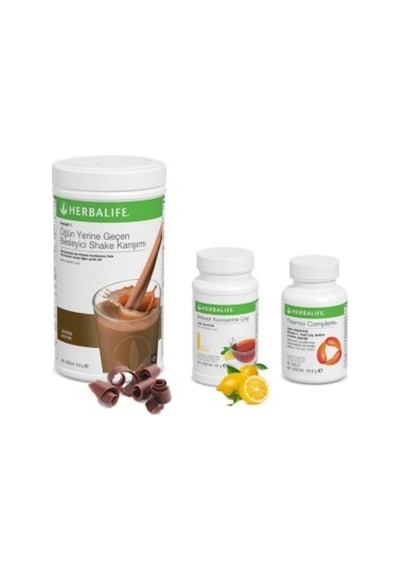 Herbalife 1x Çikolatalı Shake , 1x Thermo Complete ,1x Konsantre Çay 50 Ml Limonlu