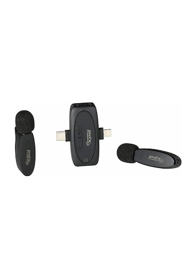 Pdx Plus,v6 2.4g 3 İn1 Kablosuz Yaka Mikrofonu Tip-c3.5mm İphone 15 Ve Antroit Telefon