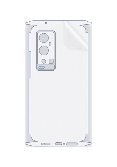 Vıvo X60 Pro+ Uyumlu Fullbody Arka Kaplama Hidrojel Koruyucu Film 66928614