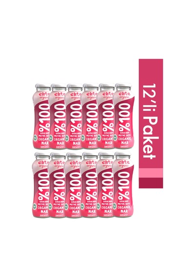 12'li Organik Nar Suyu 200 Ml