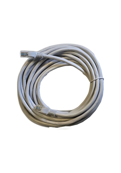 Cat6 Ethernet Kablosu 5 Metre Utp Rj45 Patch İnternet Bilgisayar Modem Bağlantı Kablosu Beyaz