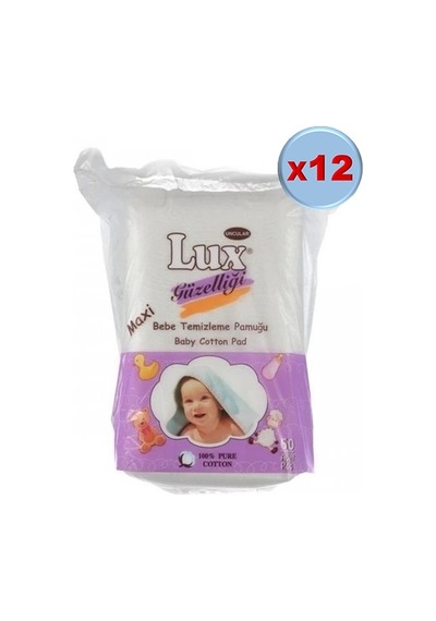 Lüx Bebek Temizleme Pamuğu 720 Adet 60'lı x 12'li Set