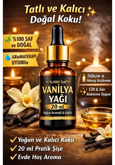Life %100 Saf Vanilya Yağı 20 ML