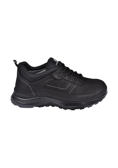 Forelli Hakiki Deri Waterproof Erkek Ayakkabı For-grant Siyah Nubuk