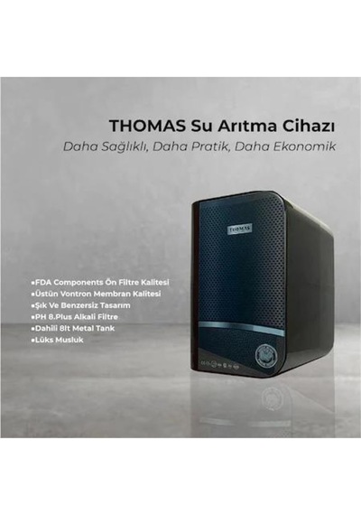 Su Arıtma Cihazı Ph8 Dahili 8 Litre Metal Tank Ve Lüsk Musluk