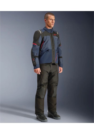 Alpinestars Andes V4 Korumalı Motosiklet Montu Mavi Siyah