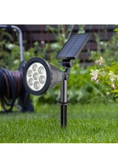 Cata 7w Solar Bahçe Armatürü Çim Kazıklı Amber Çok Renkli