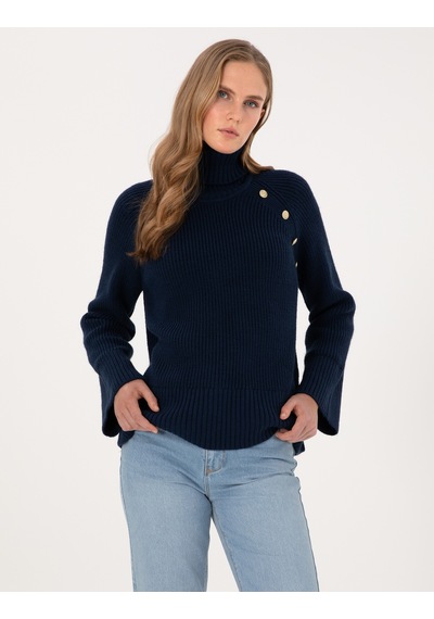 Pierre Cardin Kadın Lacivert Kazak /triko 50310923-vr033 Lacivert