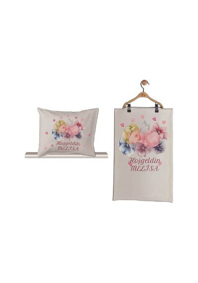 Pia Baby Gl 1931-02 İsme Özel Beşli Tulum Set Krem