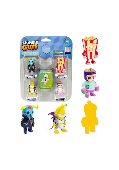 Stumble Guys Mythic Figures 5pack Collectible Blister Set 1