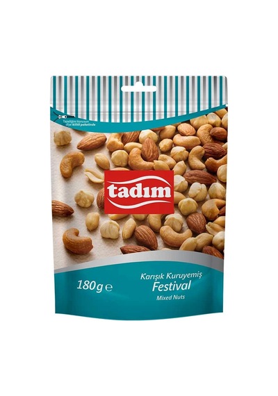 4 Adet Tadım Festival Karışık Kuruyemiş 180 G