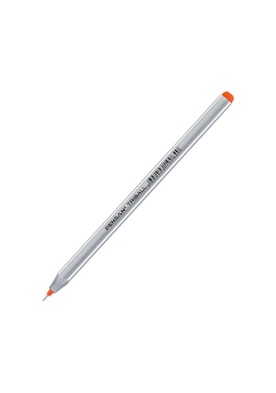 Pensan Tükenmez Kalem Triball 1.0 Mm Bilye Uç Turuncu 12 Li 1003 Çok Renkli