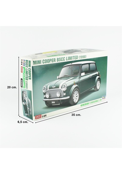 Hasegawa 20694 1/24 Ölçek, Mini Cooper Bscc Limited 1998 , Limited Edition Otomobil Plastik Model Kiti
