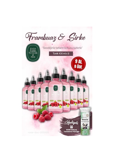 Est 9 Al 8 Öde Frambuaz Sirke Tonik 100 Ml, Rosıe Makyaj Pamuğu