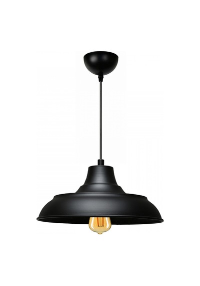 Useful Siyah Metal Retro Tarz Sarkıt Mutfak Avize Ofis Aydınlatma Depo Sarkıt Siyah
