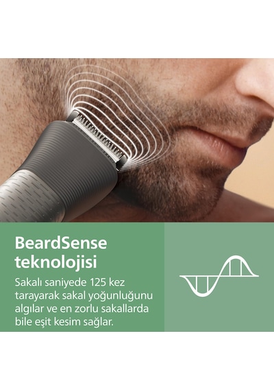 Philips 9000 Serisi Erkek Bakım Seti, 16'sı 1 Arada, Yüz Saç Ve V