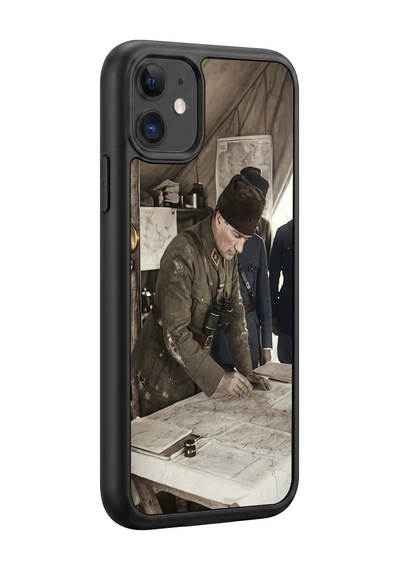 İphone 11 Uyumlu Karargâh Desenli Kamera Korumalı Darbelere Dayanıklı Kılıf 184-karargâh-iphone11