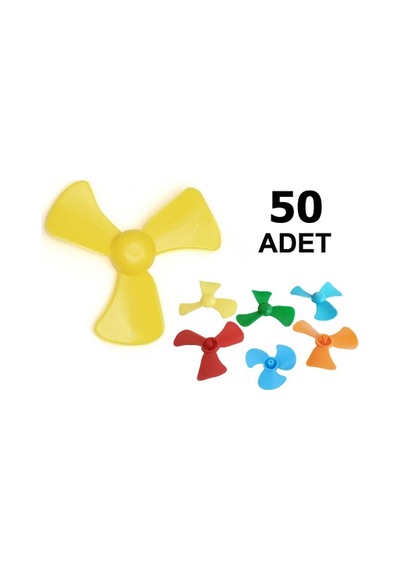 50 Adet. Mini Pervane. Deney Pervanesi. Eğitici Motor Deneyi Için