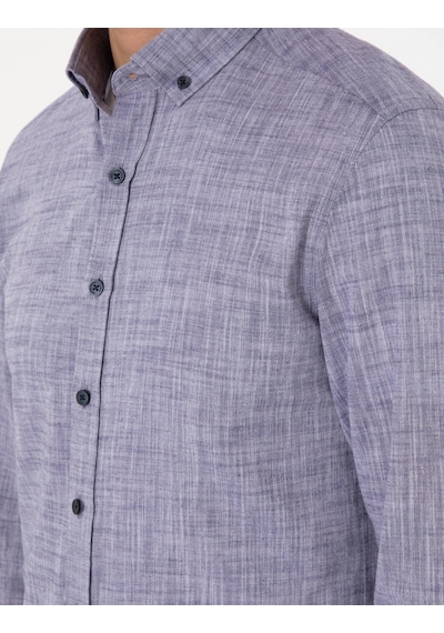 Pierre Cardin Erkek Lacivert Gömlek Desenli 50307025-vr033 Lacivert