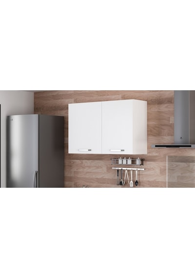 Minar 110 Cm Mutfak Dolabı Beyaz 110-B1-Üst Modül Beyaz