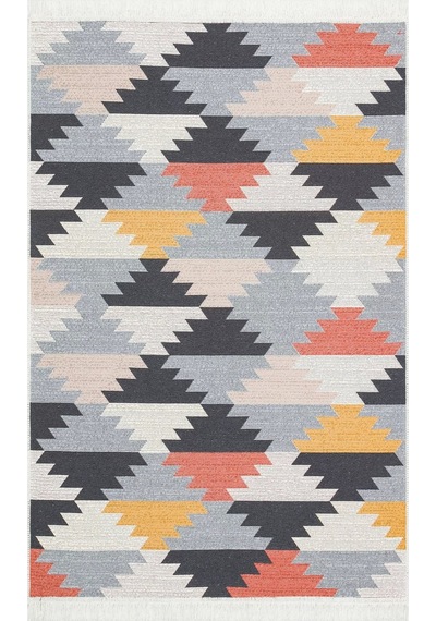 Eko Halı Arya Ar 20 Renkli Yıkanabilir Çift Taraflı Pamuk Kilim