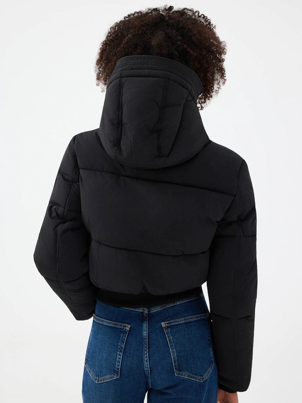 Loft Crop Siyah Kadın Mont Lf2040788 Siyah