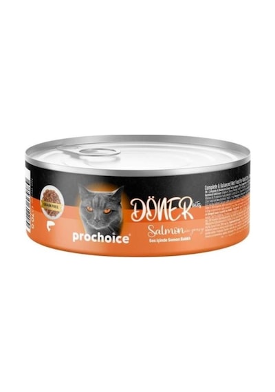 Prochoice Döner Bites Sos İçinde Somon Balıklı Yetişkin Kedi Konservesi 70 Gr