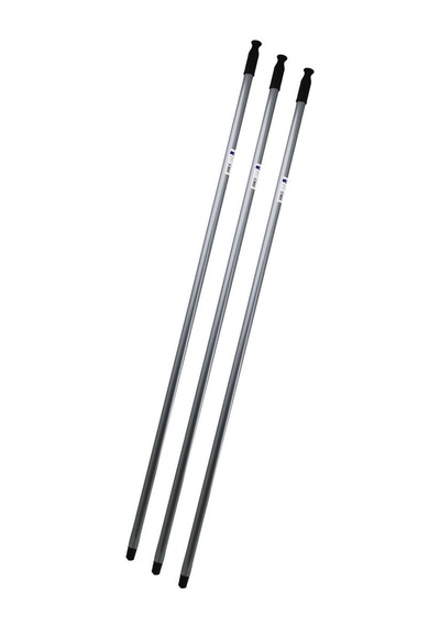 Kapro Düz Gri Metal Vileda Fırça Sapı 120cm- 25'li Paket