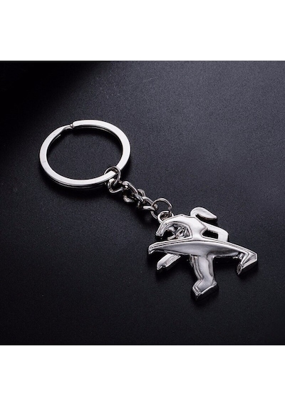 Peugeot Uyumlu Logolu Metal Anahtarlık