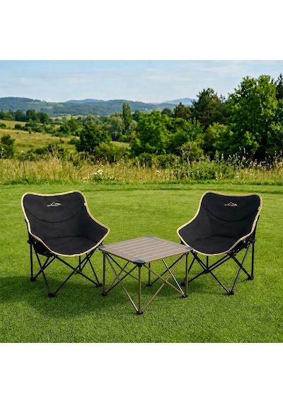 Yek Outdoor Campout Alüminyum Küçük Boy Masa + 2 Campout Fırat Sandalye Set Diğer