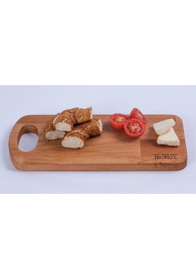 İroko L Kayın Ahşap Kesme Tahtası 30x13,5 Cm Doğal, Dayanıklı, El Yapımı Mutfak Sunum Tahtası Ahşap