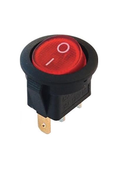 Sanec Ic-131 Yuvarlak Işıklı Anahtar On-off 3p