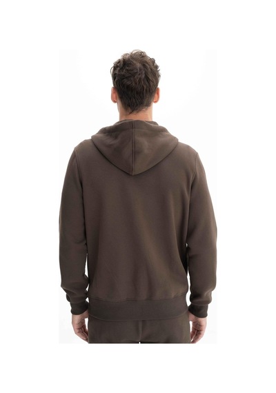 AR-MA Arma Erkek Regular Fit 3 İplik Şardonlu Tam Fermuar Kapüşonlu Cepli Sweatshirt 001