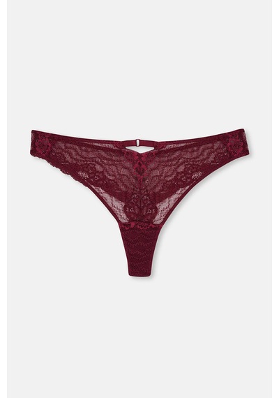 Eros 1210 Salvia Boş Cup Sütyen Külot Takım Bordo V3