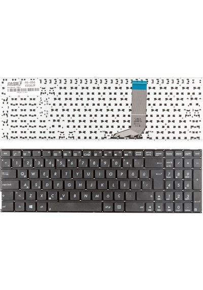 Asus Uyumlu X556Ur. X556Uv Notebook Klavye Siyah Tr
