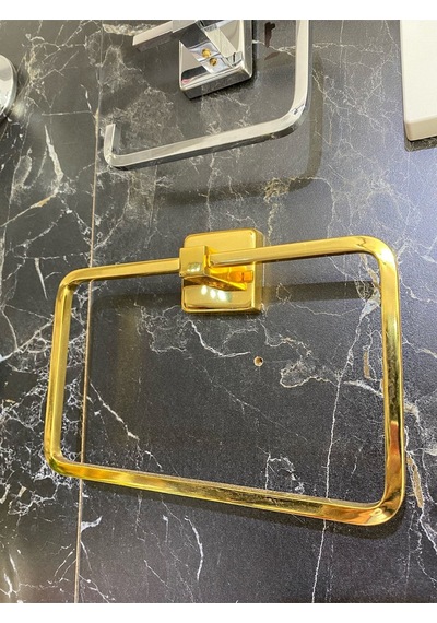 İsaoğlu Yapı Parlak Gold Premium Kare Havluluk Gold