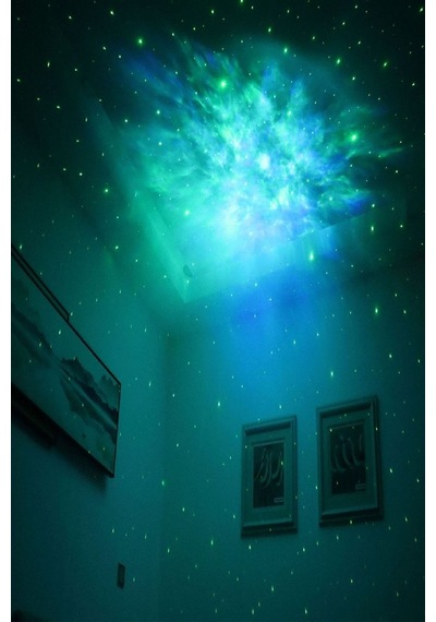 Mobgift Astronot Tasarımlı Kumandalı Projector Projeksiyon Gece Lambası Renkli