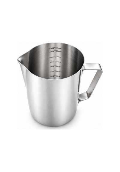 201 Çelik 1500 Ml Kahve Süt Köpürtme Ve Latte Art Potu Sütlük Pitcher Mt317